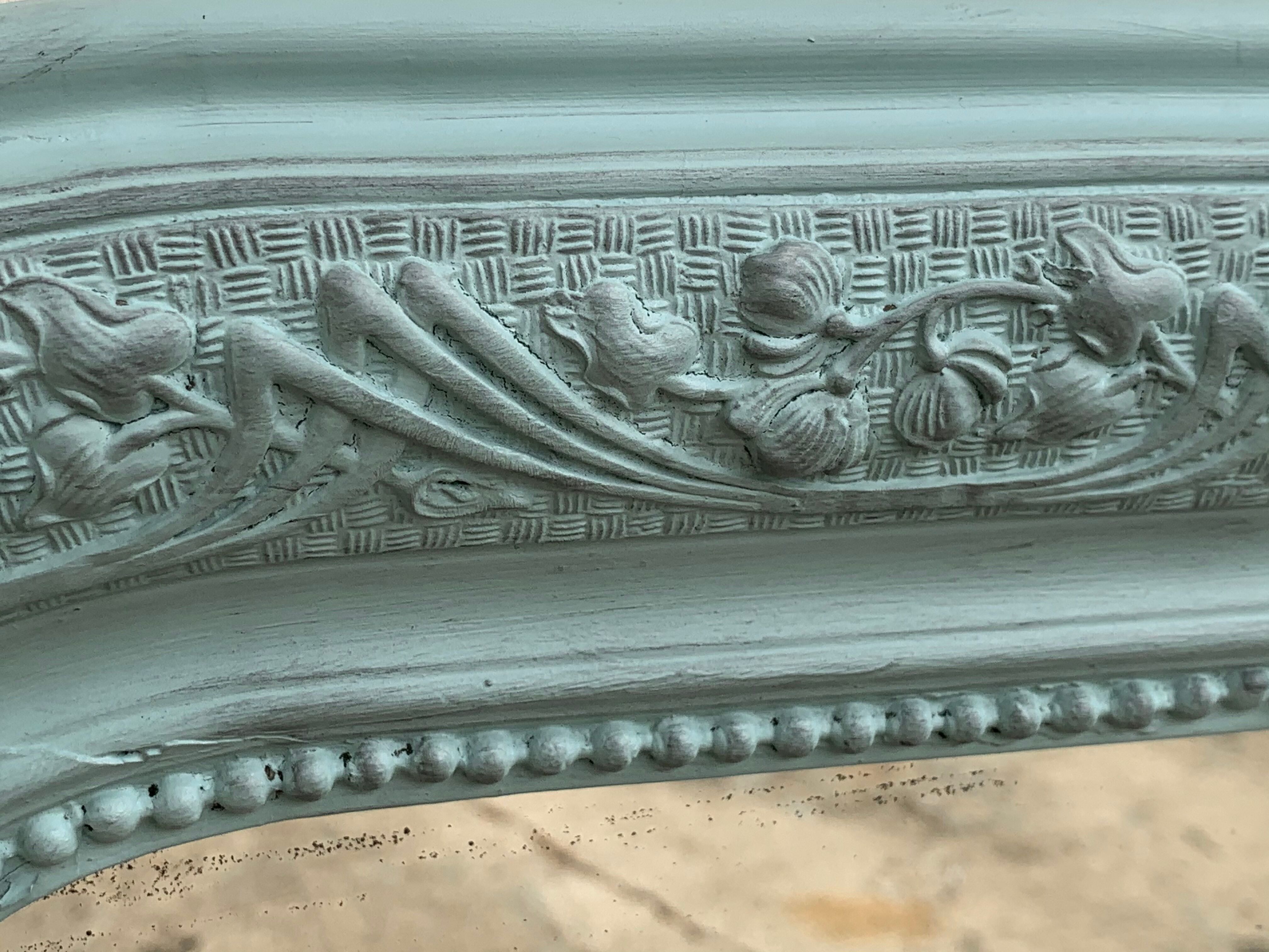 Mirror Louis Philippe celadon 68x92