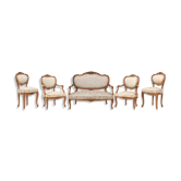 Mobilier de salon de style Louis XV