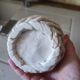 Woven earthenware flowerpot