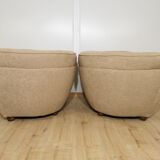 Restored armchairs by Jindrich Halabala