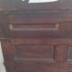 Louis XIII cylinder desk in carved oak, 19th century.