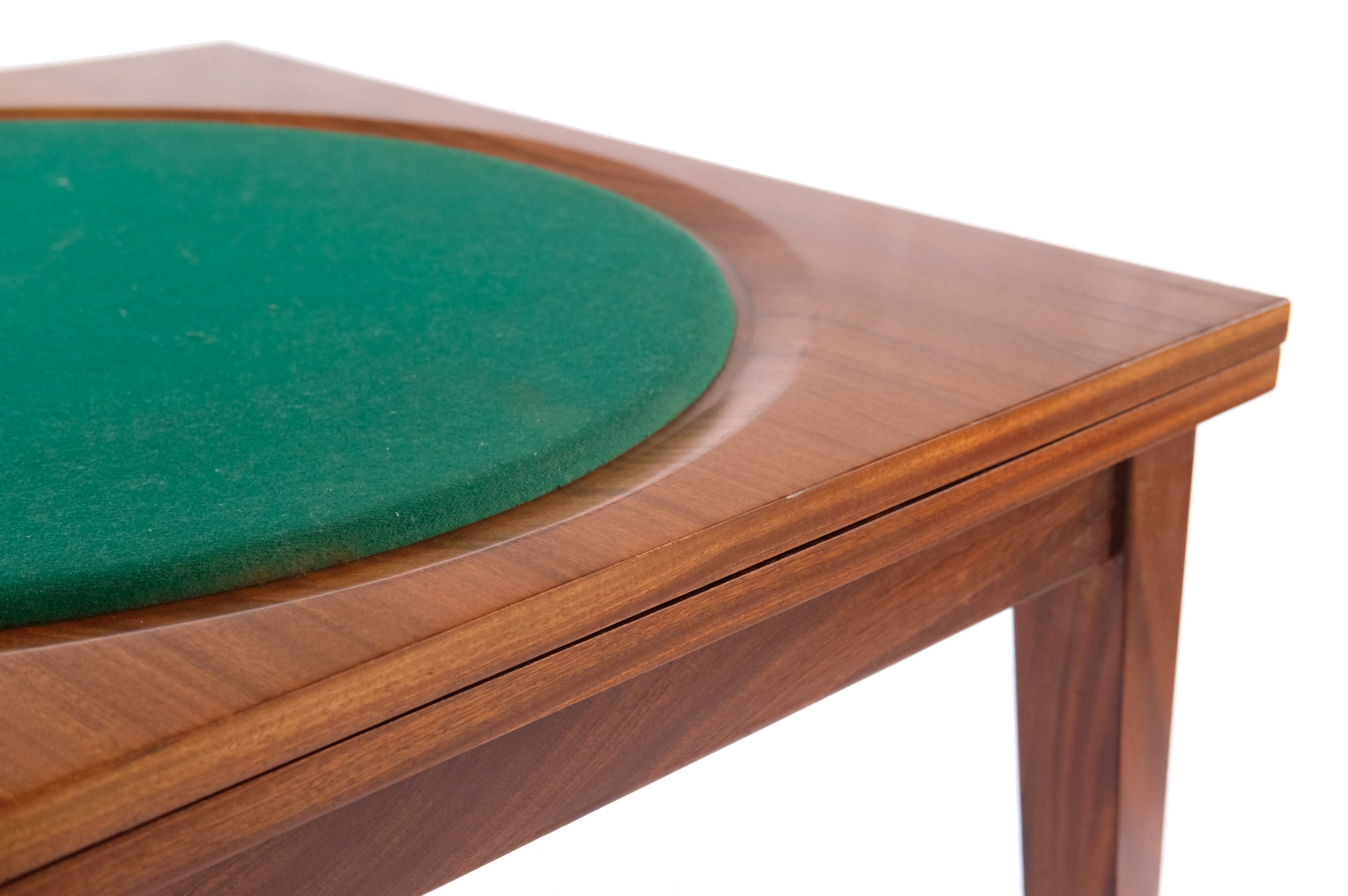 Mid-century square game table, italy, 1960s