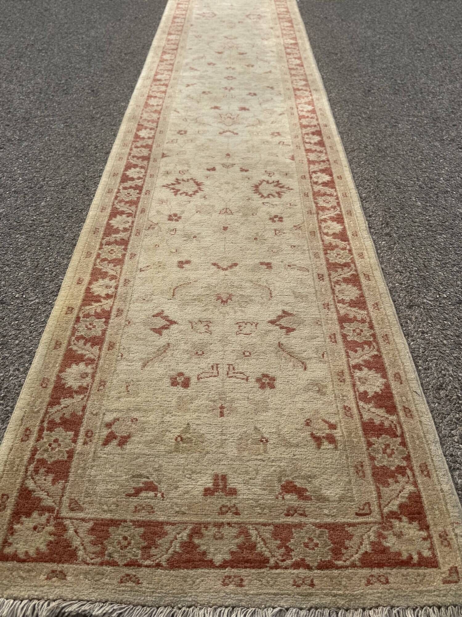 Orient Ziegler hallway rug: 4.50 x 0.83 metres - Handmade wool