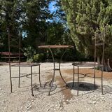 Salon de jardin en fer forgé