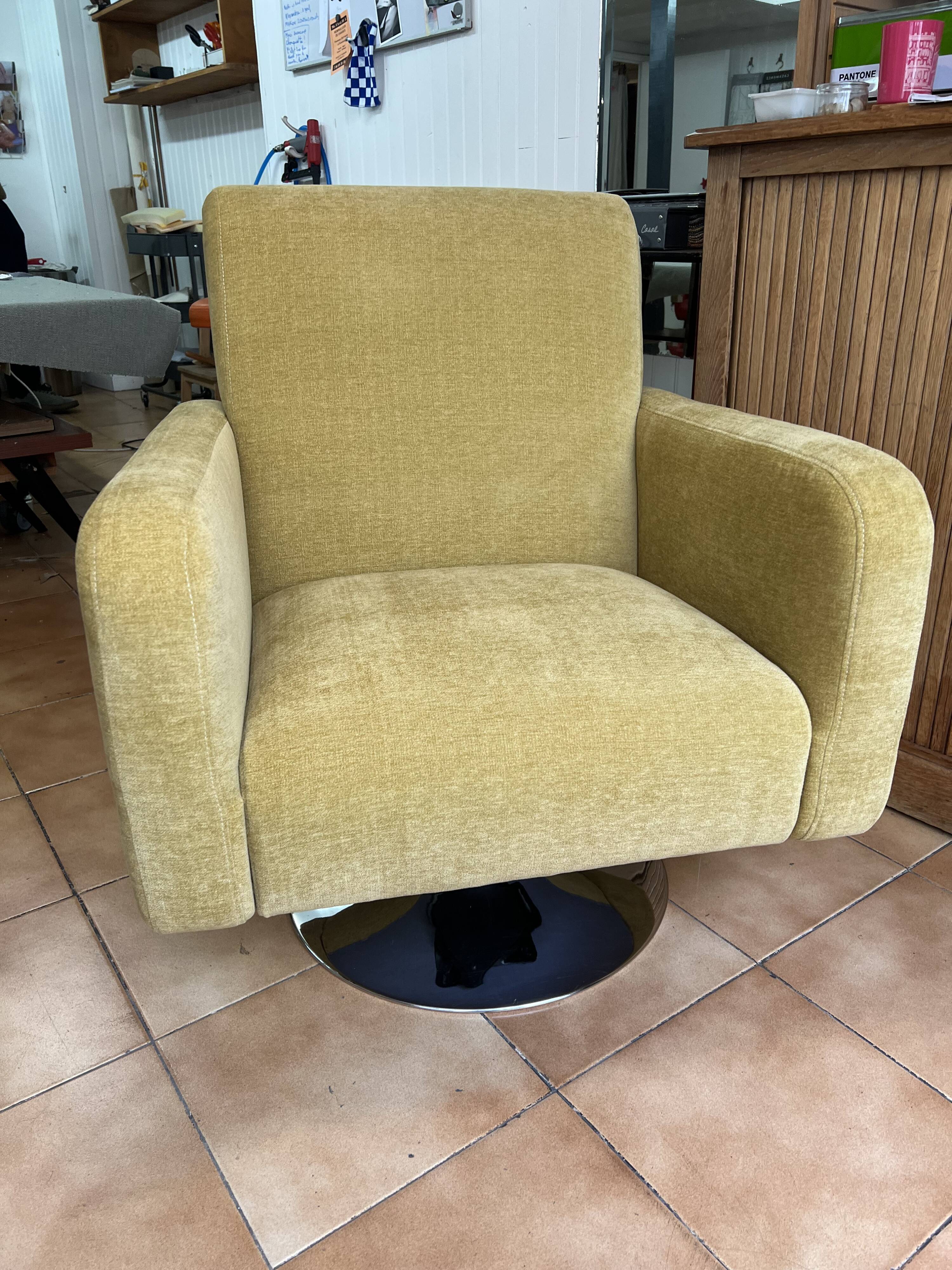 Fauteuil Pivotant années 70'