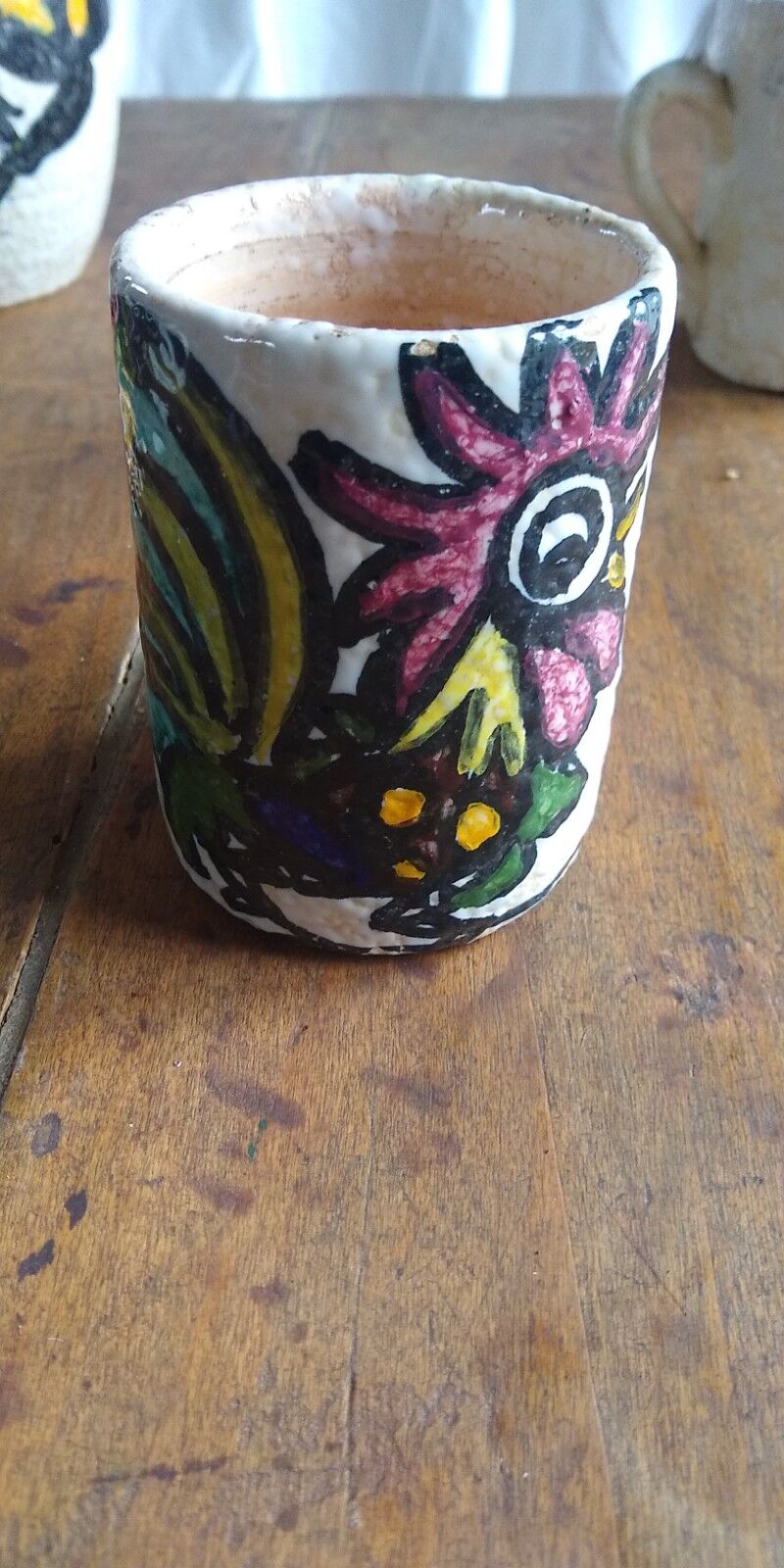 Pitcher and 5 ceramic cups from Toledo 1950/60