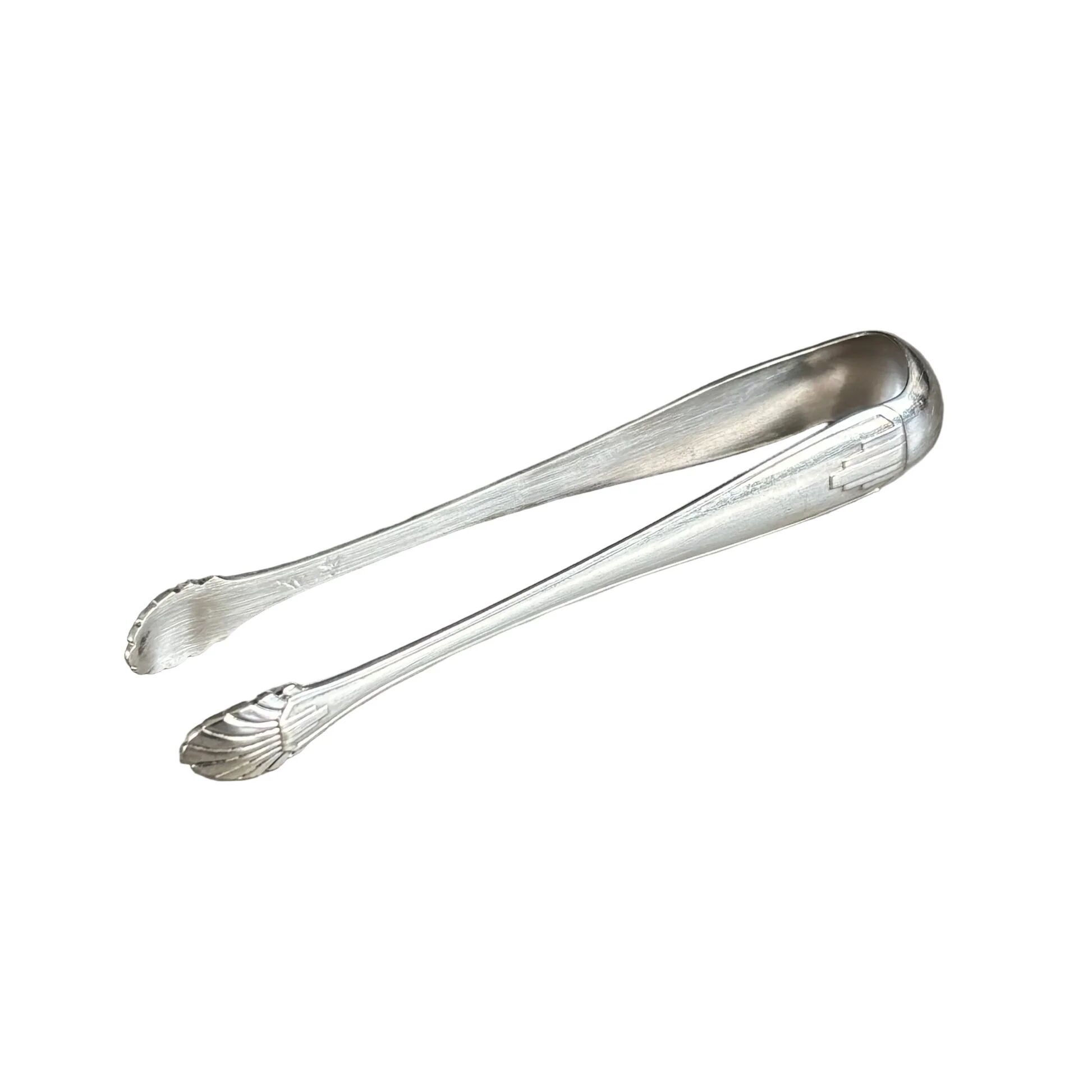 Silver-plated sugar tongs - 12.5 cm