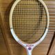 Vintage wooden tennis racket gauthier france team