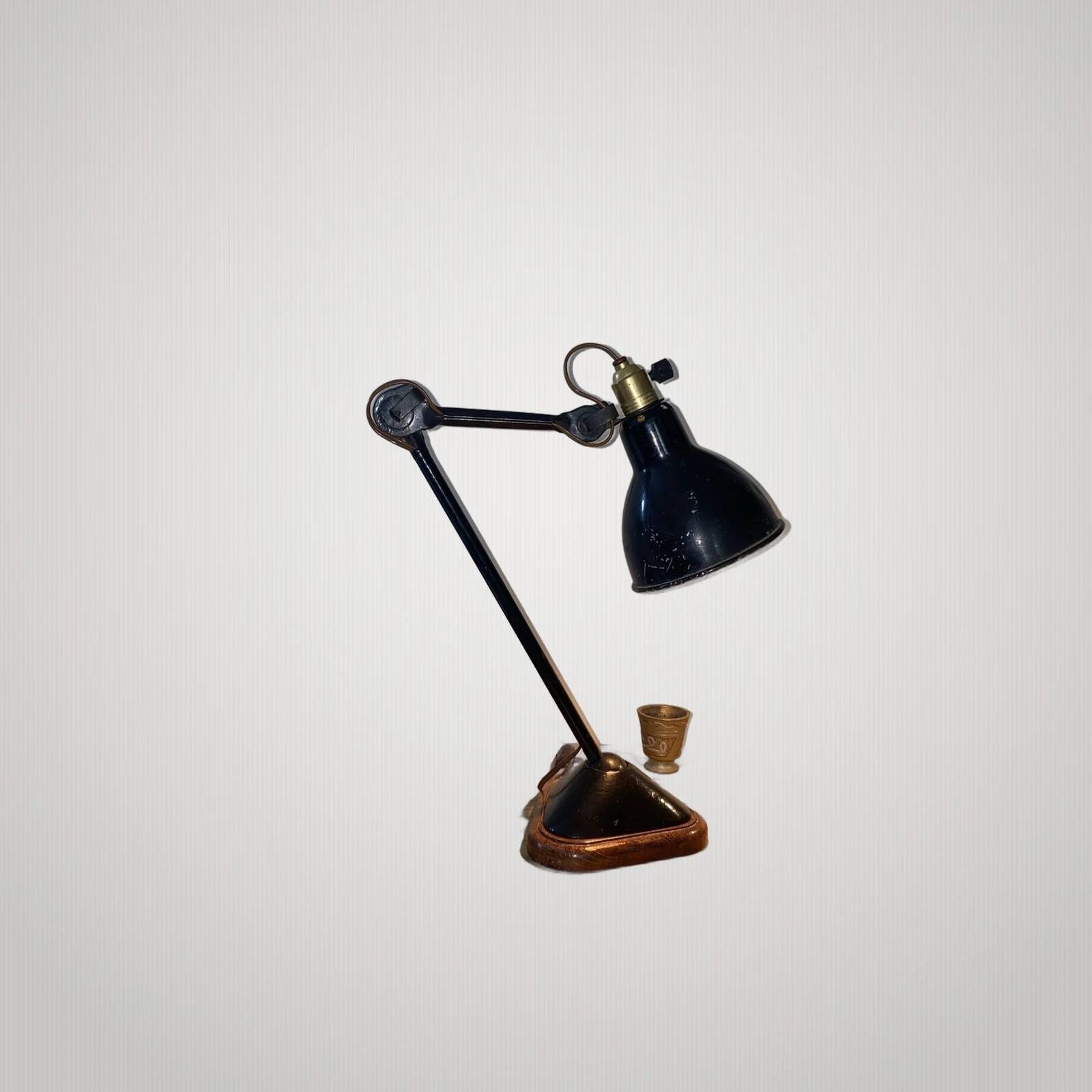 "ADJUSTABLE GRAS LAMP Patented SGDG" N206 / Reflector N1054 Aluminium