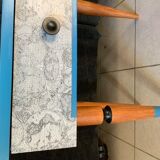 Chevet table de nuit 1960 peinte vintage