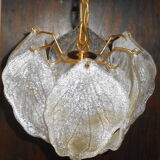 Murano glass chandelier published by Novaresi,80s