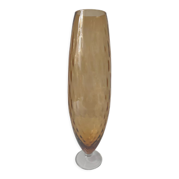 Vase vintage italien en verre