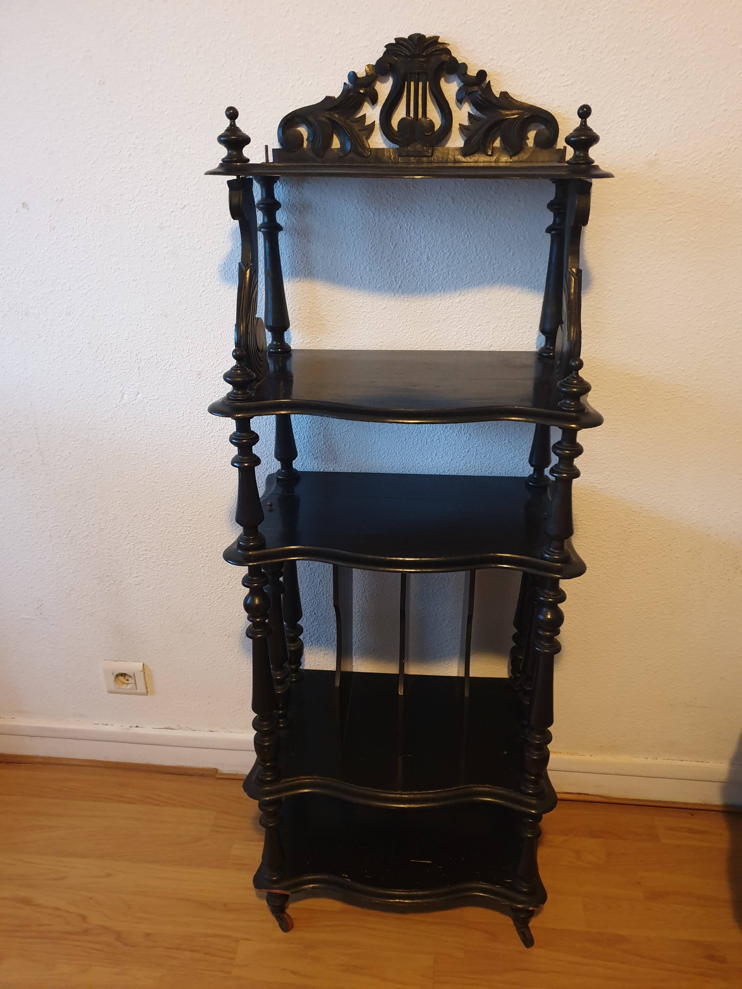 Music shelf or score Napoleon 3 19th century