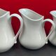 Series of 5 white milk jars cosy & trendy, guest room