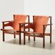 Carl-Axel Acking Pair of Trienna Lounge Chairs for Nordiska Kompaniet 1957