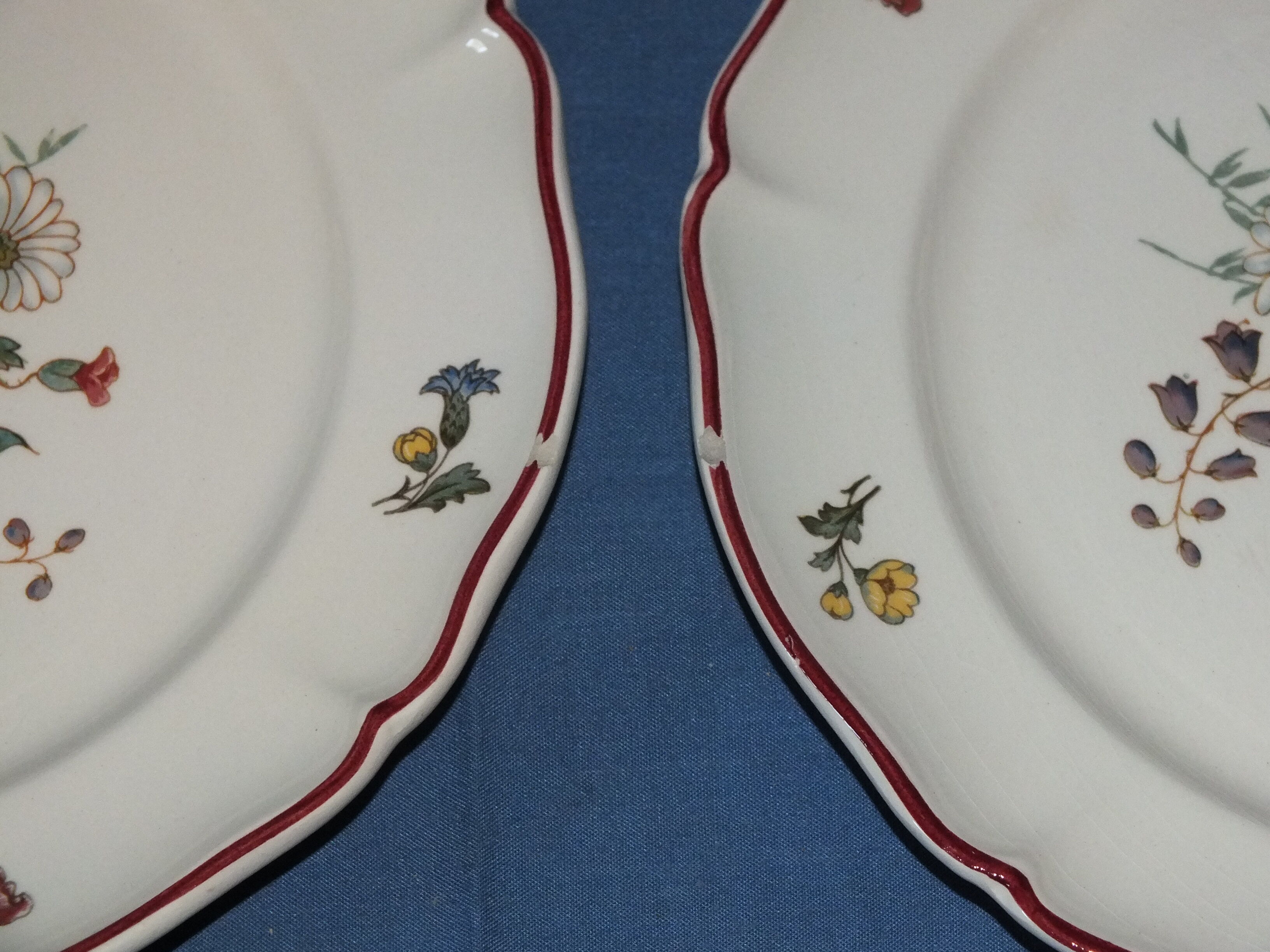 Villeroy and Boch dessert service - Flower of the fields model