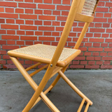 Chaise pliante en bois