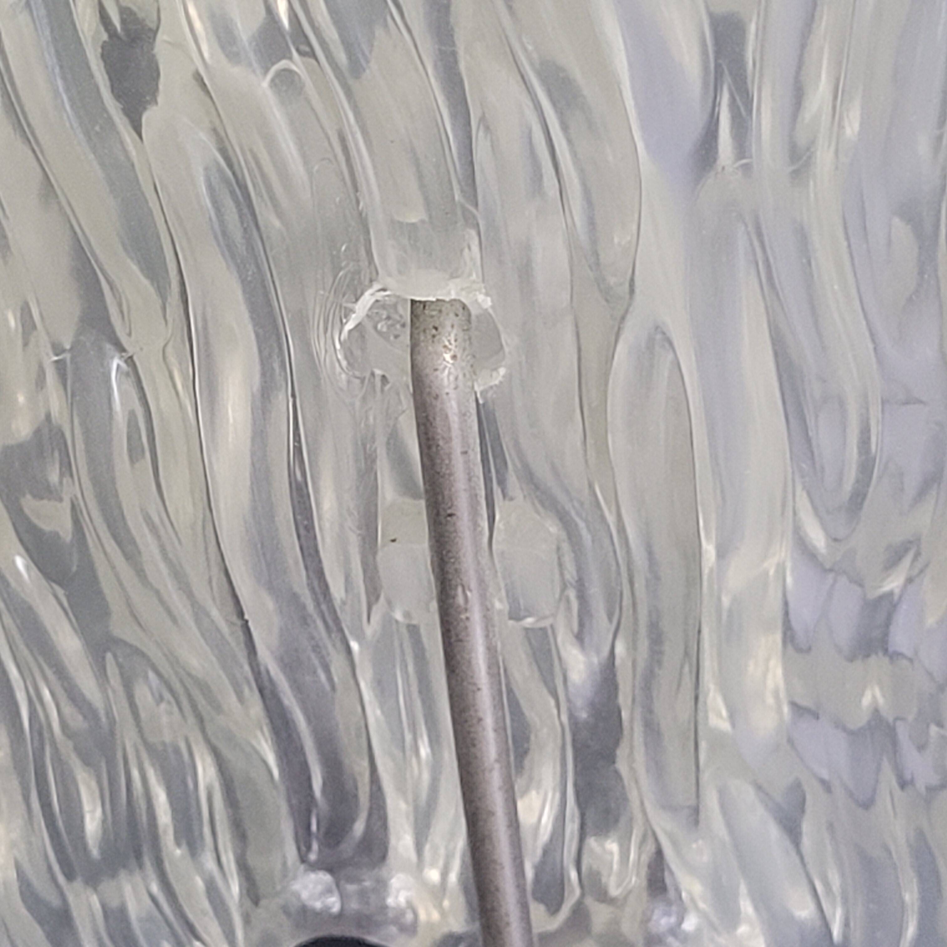 Ice Frost by JT Kalmar vintage lighting 70's