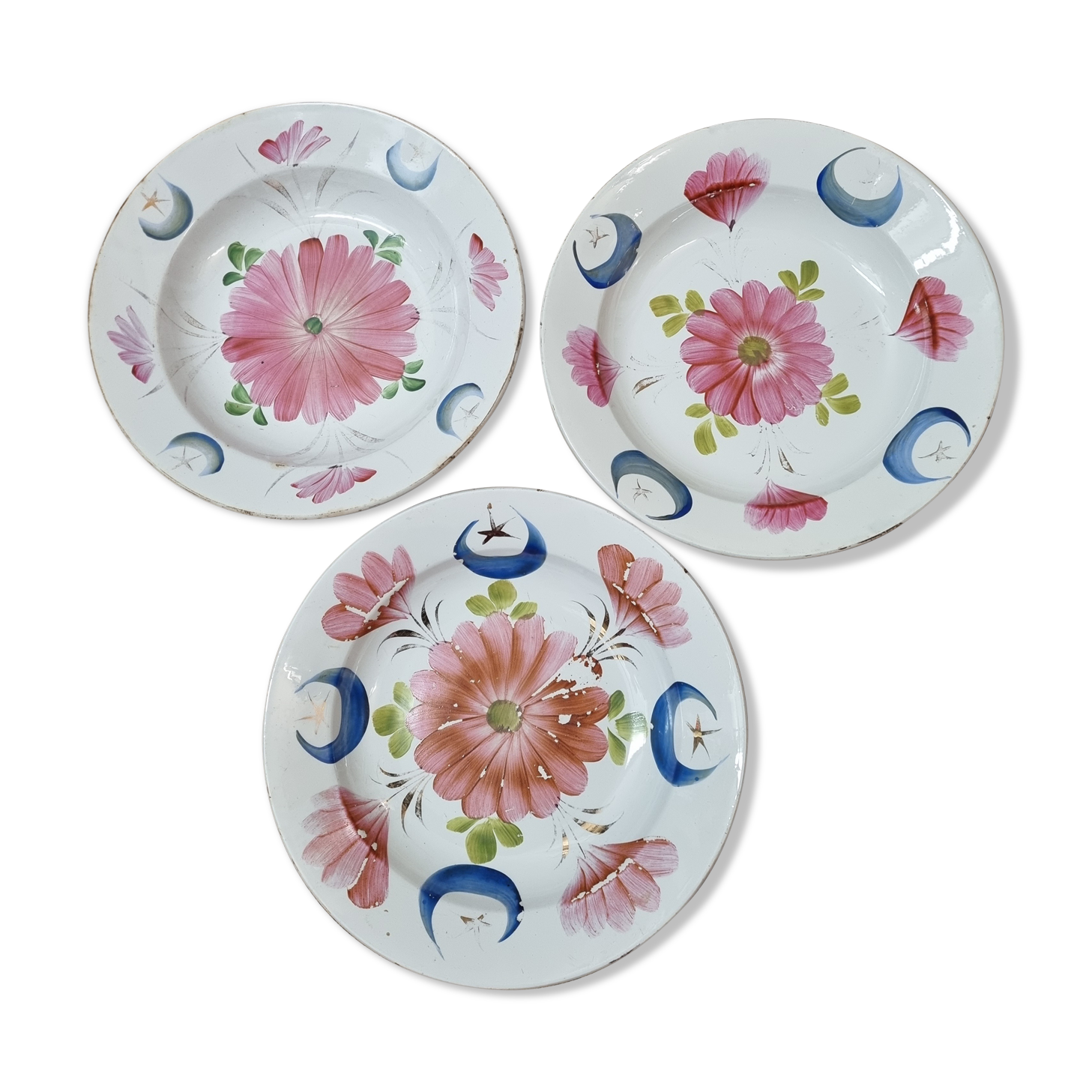 St Amand and Hamage earthenware soup plates