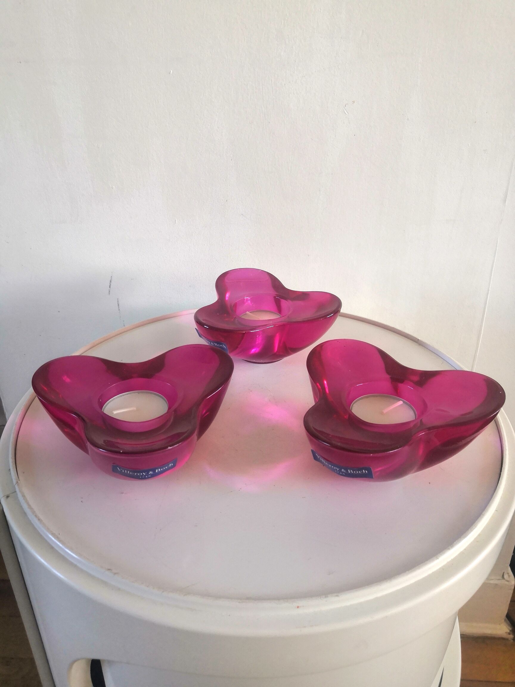 3 Villeroy and Boch Lights & Moods collection photophores