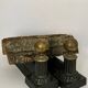 Pair of neo-classical andirons