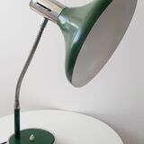 Vintage green and chrome desk lamp