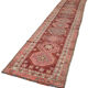 Tapis coureur rouge anatolien tissé à la main 90 cm x 437 cm