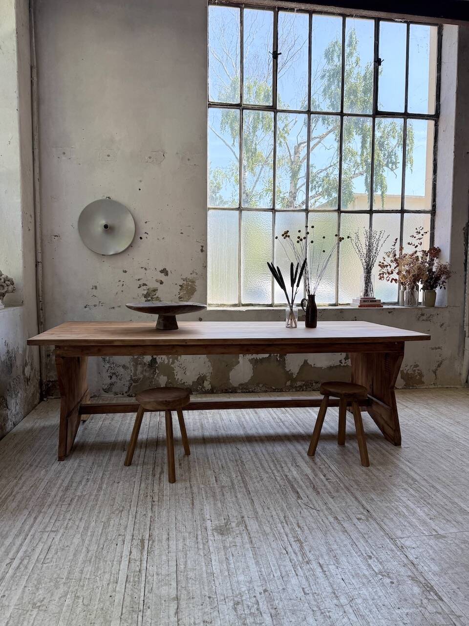 2.5m5 XL pine farmhouse table