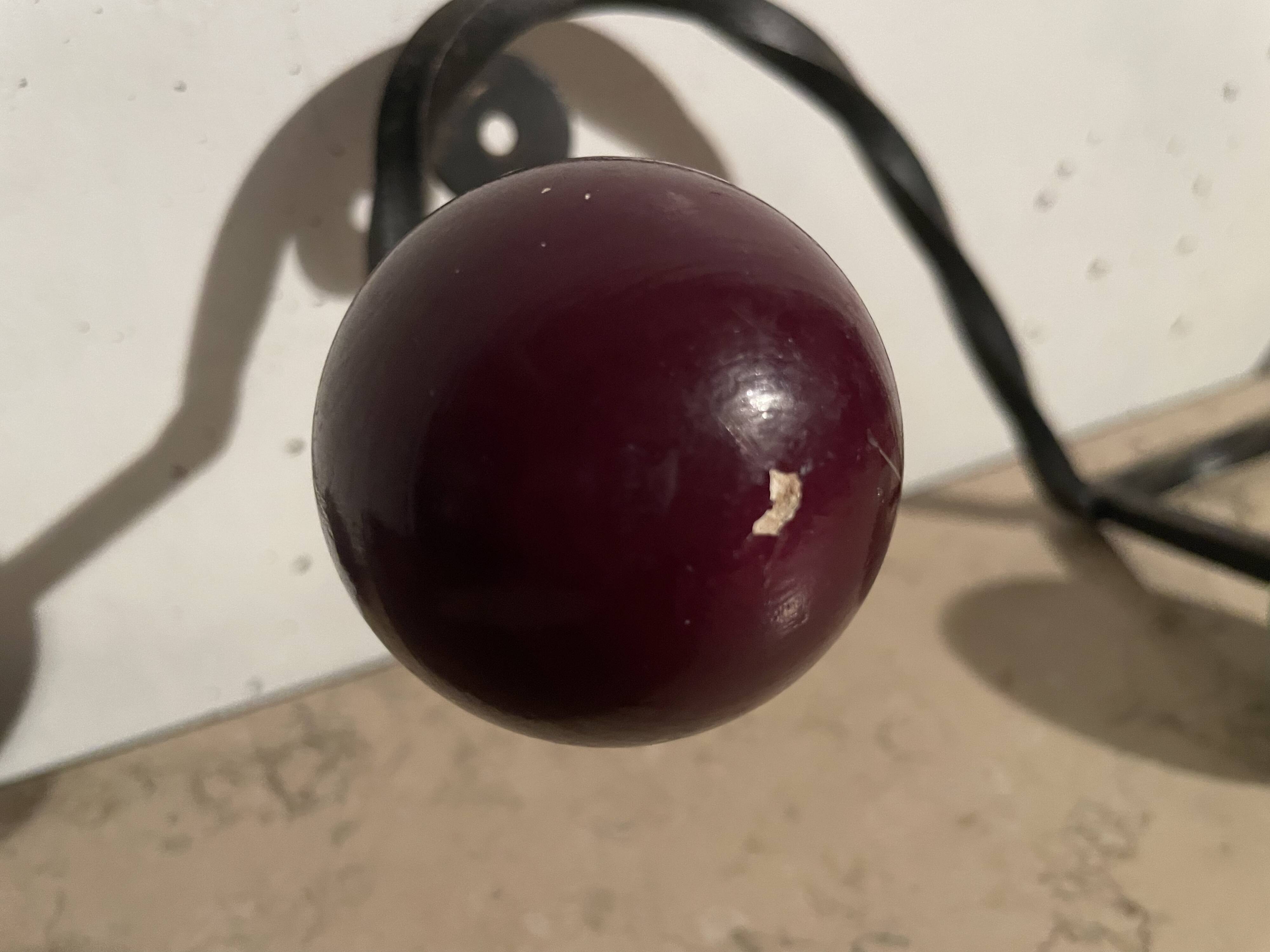 Coat hooks with 4 balls from the 1960s.
