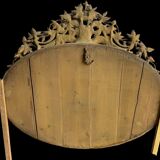 Oval Mirror Louis XV gilded wood