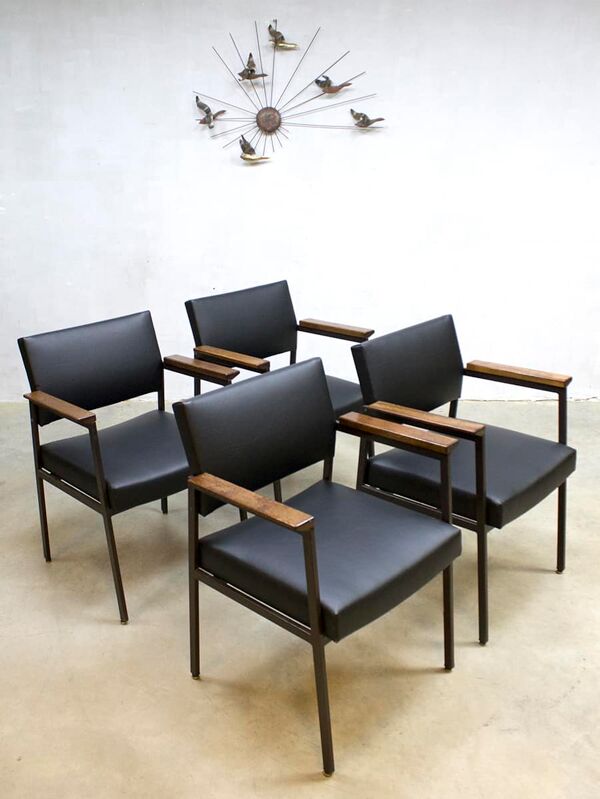 Chaises de salle à manger Tijsseling vintage Gijs van der Sluis