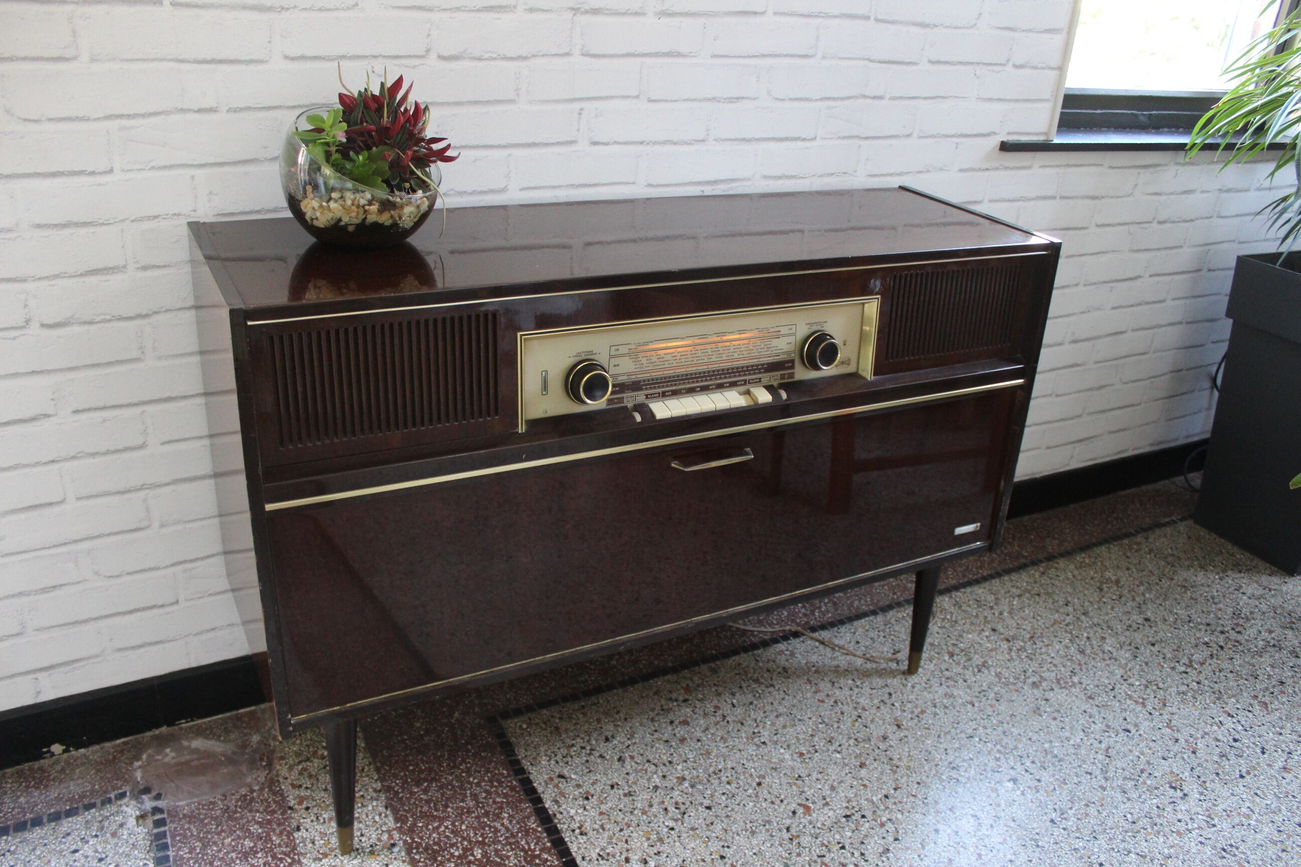 Vintage Grundig radio furniture