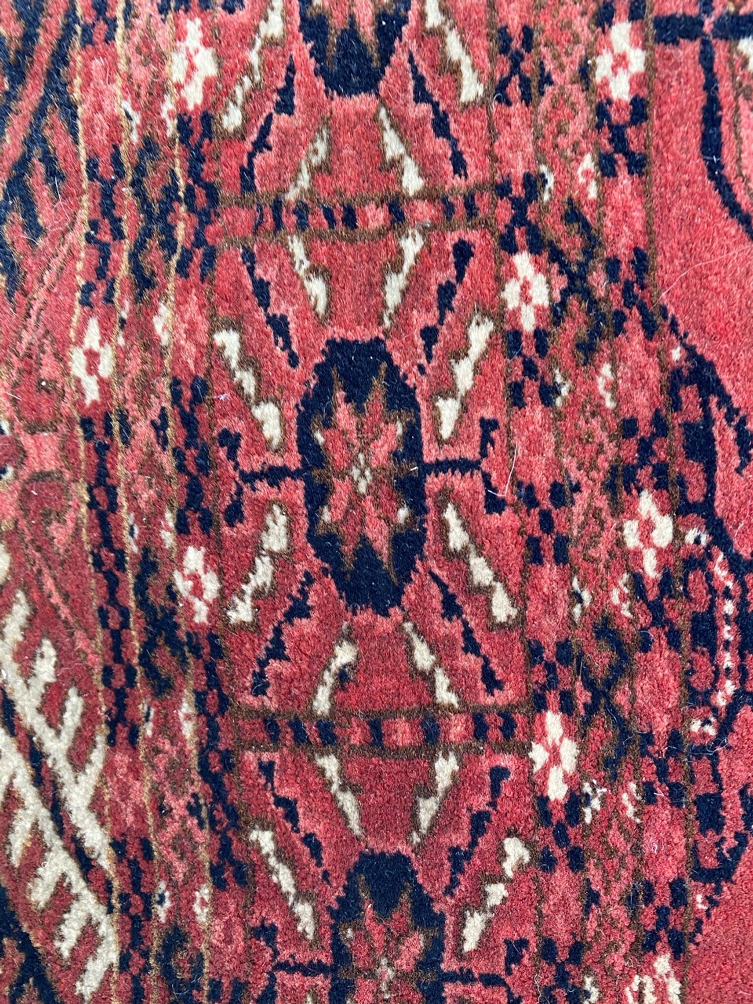 Carpet Turkmen bukhara Afghan 120x154 cm