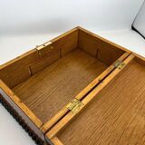 Antique Historicism Box with Birch Inlay, Germany, 1880