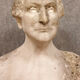 Marble statue depicting a gentleman of the nineteenth century