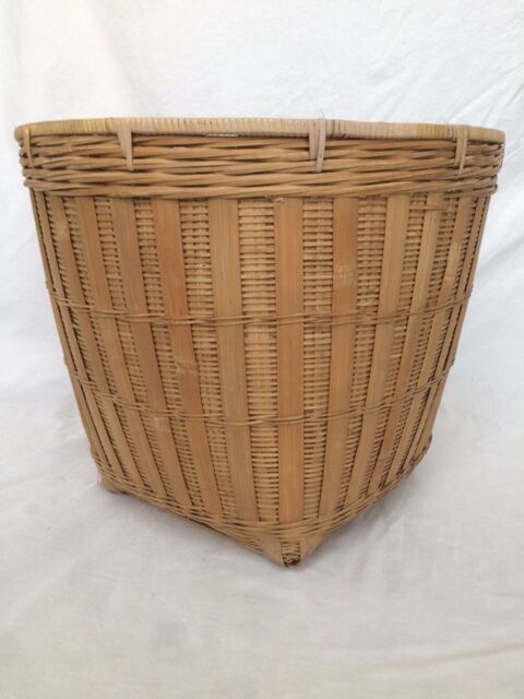 Old rattan basket