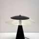 Table lamp in murano glass and metal, 1970s
