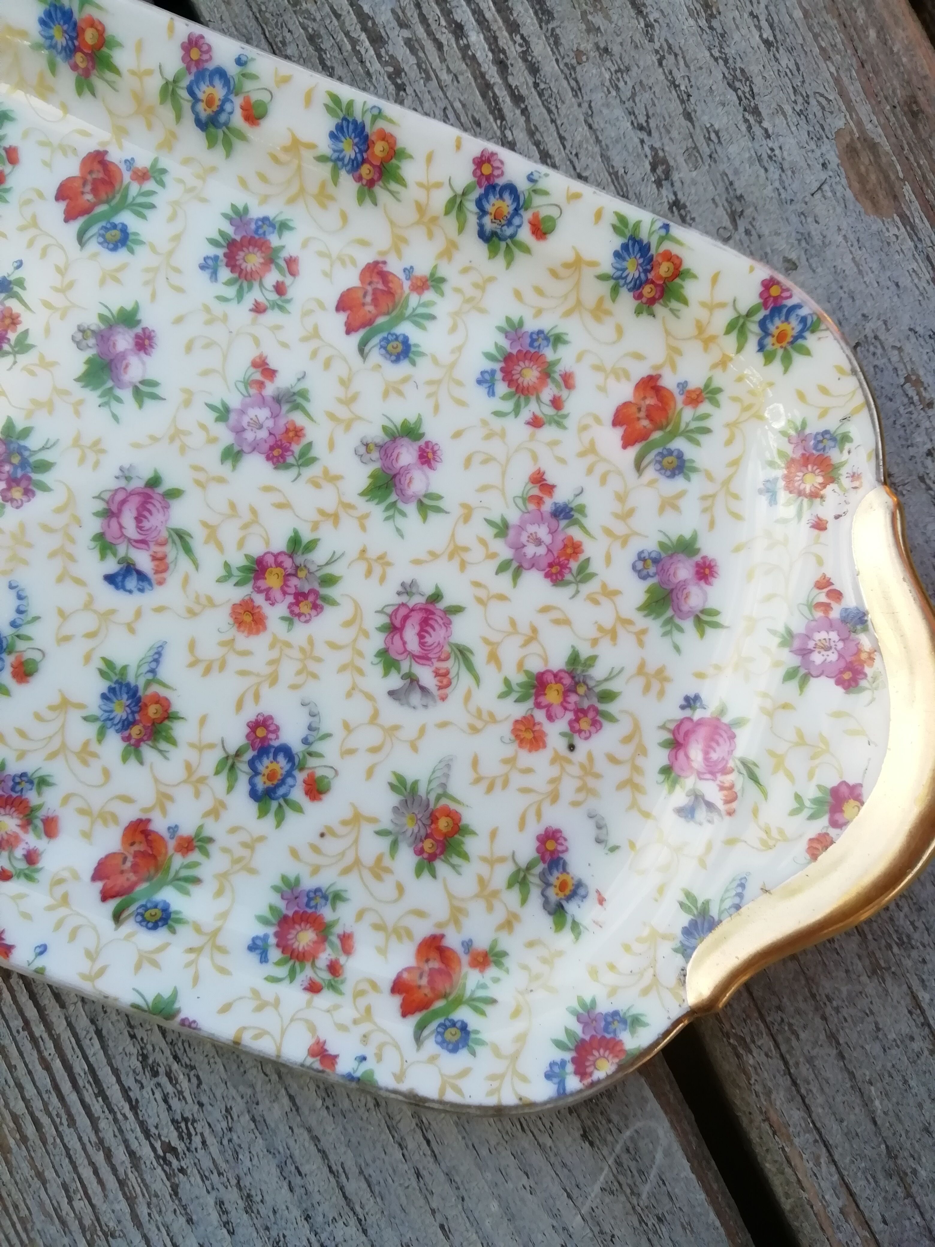 Limoges cake dish