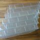 6 transparent bins / drawers "Plastiroir" vintage 1970