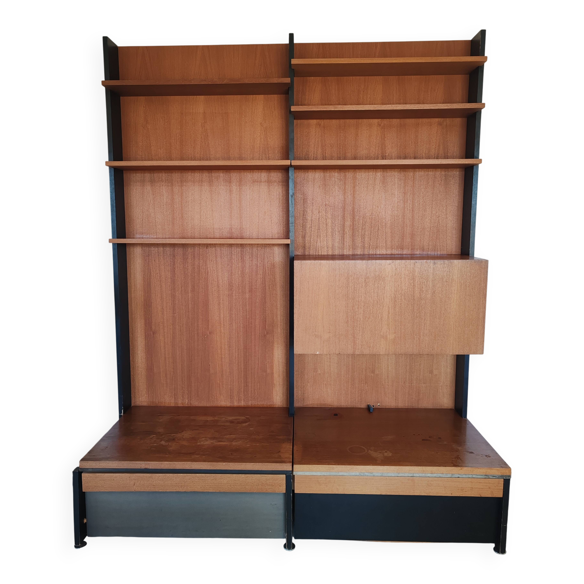 2 modular bookcases from the 1970s
