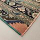 Distressed Turkish Rug 107x69 cm Vintage Shabby, Runner, Green, Brown Small