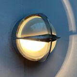 Mid-century Danish metal outdoor wall light model Pirate by Eva Koppel, Nils Koppel, Gert Edstrand for Nordisk Solar, 1960s.