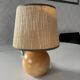 Lampe boule en bois
