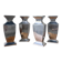 Set 4 vases en fonte d’aluminium