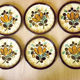 Vintage Boch La Louvière Corfou Collection Set of 6 Side Plates