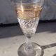 4 old enamelled liqueur glasses