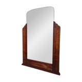 Art Deco mirror in walnut wood