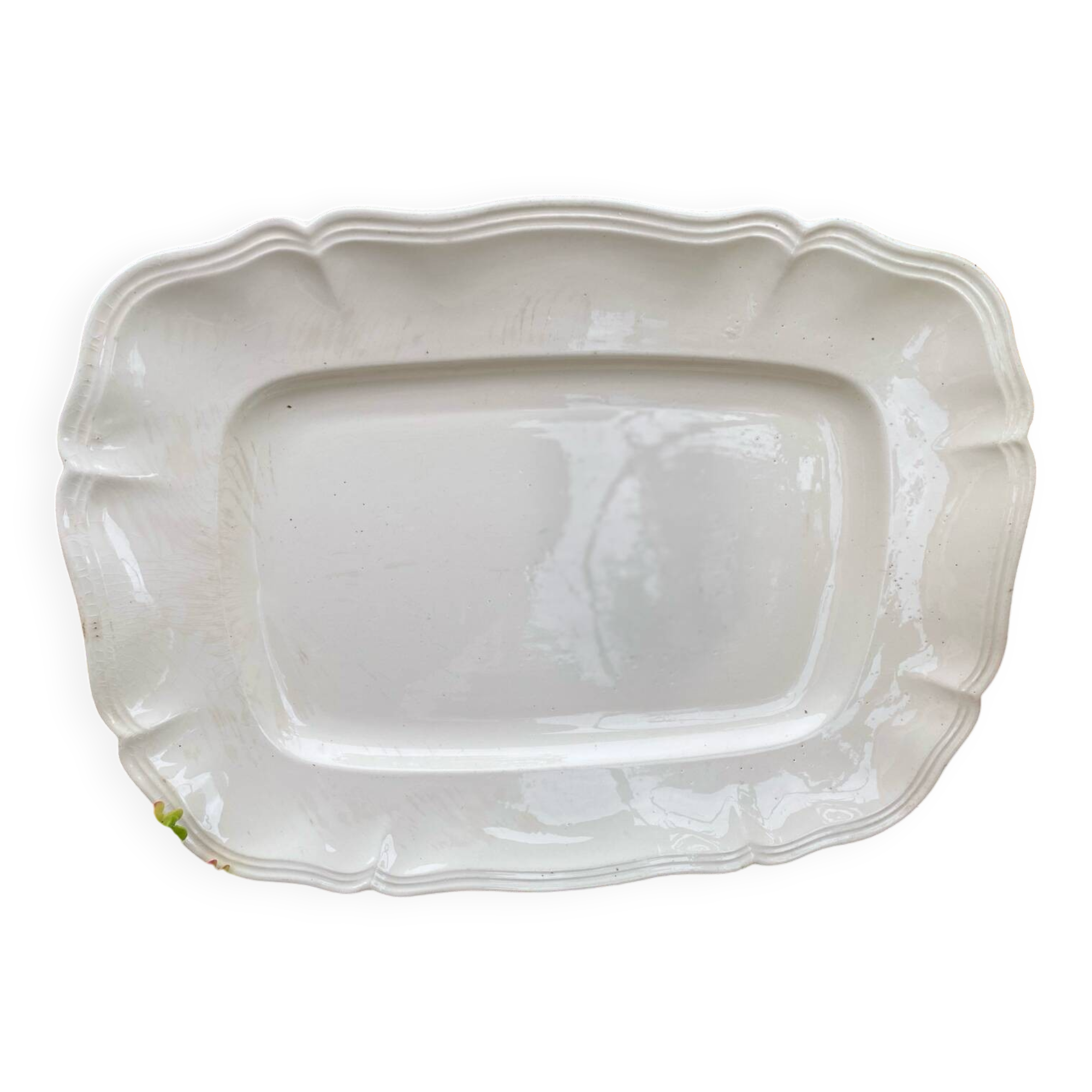Sarreguemines presentation plates serving dish, Jeanne d'Arc livin