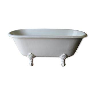 Old cast iron bathtub