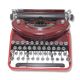 Remington Rand Red Typewriter